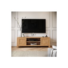 Thurlestone Oak Large TV Unit
