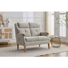 GFA Isla Fireside 2 Seater Sofa in Linen Fabric