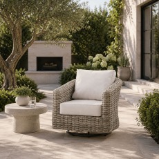 Gallery Direct Ragusa Outdoor Garden Swivel Chair
