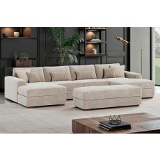 Hanley Modular 4 Seater Chaise Sofa Group