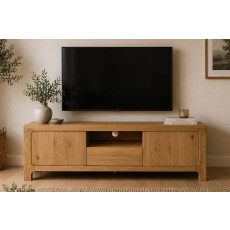 Wyatt Reclaimed Oak TV Unit Wyatt Reclaimed Oak TV Unit