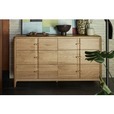 G Plan Maddison Oak 6 Drawer Wide Chest of Drawers G Plan Maddison Oak 6 Drawer Wide Chest of Drawers