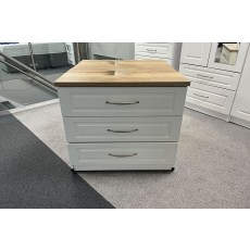 Ex-Display Redruth - Portofino 3 Drawer Chest Grey