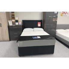 Ex-Display Newquay - Tempur 4’6 25cm Ease Buckingham continental drawer divan and Harlow headboard