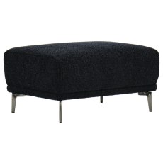 Albany Stool in Black Lux Boucle Albany Stool in Black Lux Boucle