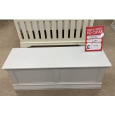 Ex-Display St Austell - Burgundy Painted Blanket Box
