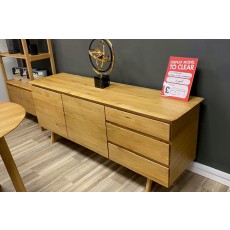 Ex-Display St Austell - Gallery Direct Madrid Natural Oak Large Sideboard Ex-Display St Austell - Gallery Direct Madrid Natural Oak Large Sideboard