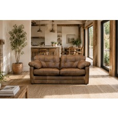 Alexander & James Bailey Leather 2 Seater Sofa