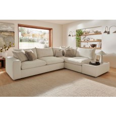 Toronto Fabric Large Corner Sofa Group with Wooden Stool Toronto Fabric Large Corner Sofa Group with Wooden Stool