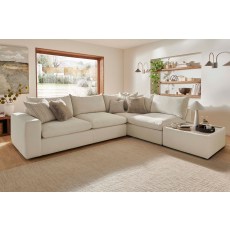 Toronto Fabric Large Corner Sofa Group with Wooden Stool Toronto Fabric Large Corner Sofa Group with Wooden Stool