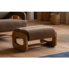 Gallery Direct Marco Footstool in Verona Sepia Gallery Direct Marco Footstool in Verona Sepia