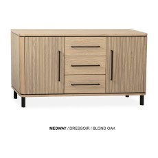 Medway Blond Oak Lamulux 150cm Large Sideboard Medway Blond Oak Lamulux 150cm Large Sideboard