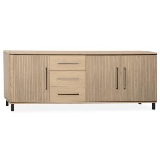 Medway Blond Oak Lamulux 240cm Wide Sideboard Medway Blond Oak Lamulux 240cm Wide Sideboard