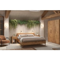 Medway Lamulux Wood-Effect Bed Frame Medway Lamulux Wood-Effect Bed Frame