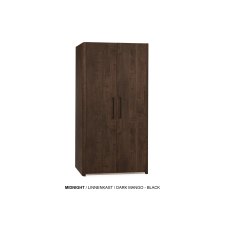 Medway Lamulux Wood-Effect 2 Door Wardrobe Medway Lamulux Wood-Effect 2 Door Wardrobe