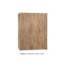 Medway Lamulux Wood-Effect 3 Door Wardrobe Medway Lamulux Wood-Effect 3 Door Wardrobe