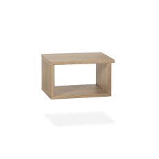 Medway Lamulux Wood-Effect Open Bedside Table Medway Lamulux Wood-Effect Open Bedside Table
