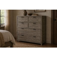 Tuscan Springs Reclaimed Wood 6 Drawer Chest of Drawers Tuscan Springs Reclaimed Wood 6 Drawer Chest of Drawers