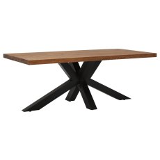 Soho Solid Oak 240cm Holburn Star Base Dining Table