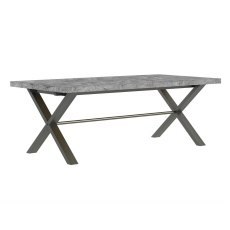 Forge Stone Effect 150 Dining Set Table, Bench and 2 Chairs Forge Stone Effect 150 Dining Set Table, Bench and 2 Chairs