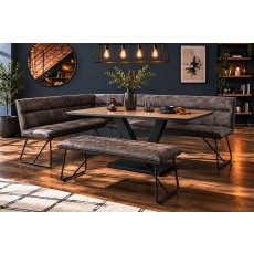 Loki Earth Industrial Compact Dining Table