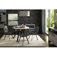Titan Compact Round Dining Table