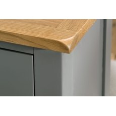 Chester Oak Painted Grey - Large TV Unit 120cm Wide| Moles Breath Grey