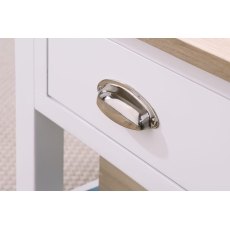 Chester Oak Painted White - Lamp Table 36x40cm| F&B All White