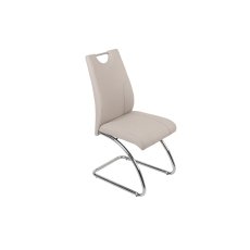 Zen Glass Dining Table Set & 4 Dining Chairs in Champagne
