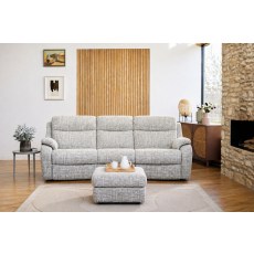 G Plan Kingsbury Fabric 3 Seater Curved Sofa G Plan Kingsbury Fabric 3 Seater Curved Sofa