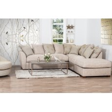 Atlantia Corner Chaise Sofa With Scatter Back