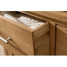 Chester Oak Mini Sideboard 75cm Wide Chester Oak Mini Sideboard 75cm Wide