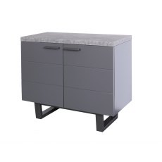 Forge Stone Effect Small Sideboard Stone Effect