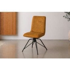 Lola Swivel Velvet Gold Yellow Dining Chair (Pair) Lola Swivel Velvet Gold Yellow Dining Chair (Pair)
