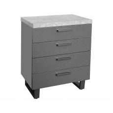 Forge 4 Drawer Chest Stone Effect Forge 4 Drawer Chest Stone Effect