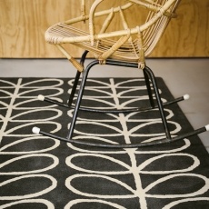 Orla Kiely Linear Stem Slate Rug Orla Kiely Linear Stem Slate Rug