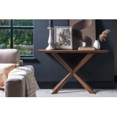 Hudson Solid Oak Console Table Hudson Solid Oak Console Table