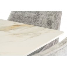 Cleveland Sintered Stone X-Frame 1.8m Dining Table with Kass Gold Top
