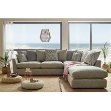 Scatter Cushion in Kilvington Chevron Stone
