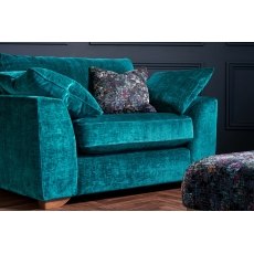 Mullion Upholstered Cuddler Sofa