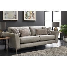 Falmouth Leather Hide 3 Seater Sofa