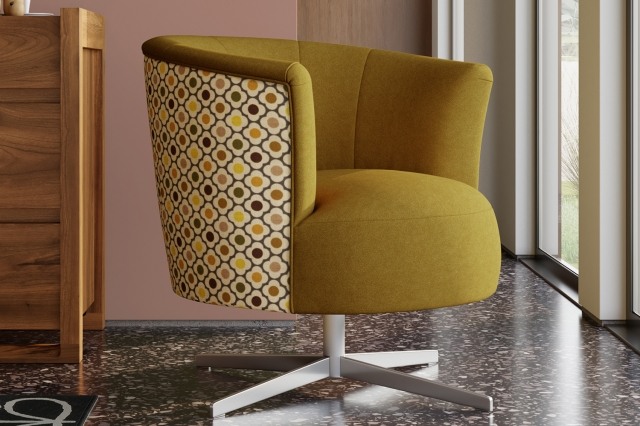 New Orla Kiely Lily Swivel Chair New Orla Kiely Lily Swivel Chair