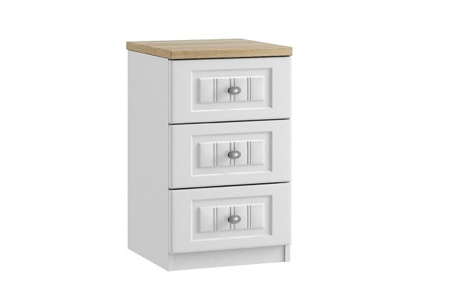 Panorama 3 Drawer Bedside Table Panorama 3 Drawer Bedside Table