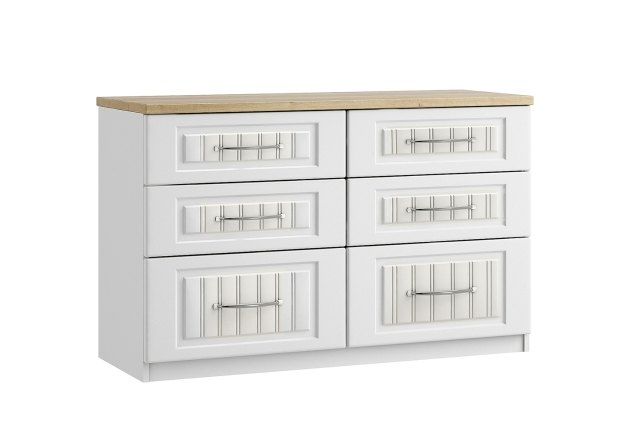 Panorama 6 Drawer Twin Chest of Drawers Panorama 6 Drawer Twin Chest of Drawers