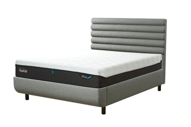 TEMPUR® Arc Adjustable Disc Bed Frame with Vectra Headboard TEMPUR® Arc Adjustable Disc Bed Frame with Vectra Headboard