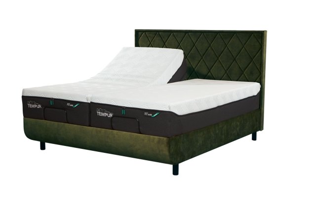TEMPUR® Arc Ergo Smart Base Bed Frame with Quilted Headboard TEMPUR® Arc Ergo Smart Base Bed Frame with Quilted Headboard