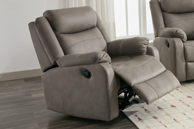 Ellena Soft Grey Recliner Chair Ellena Soft Grey Recliner Chair