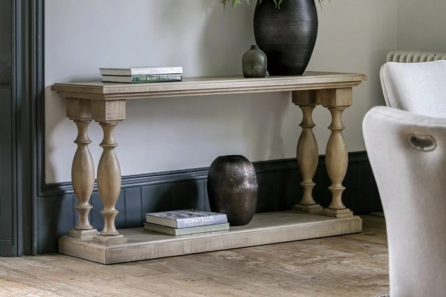 Gallery Direct Vancouver Rustic Pine Console Table Gallery Direct Vancouver Rustic Pine Console Table
