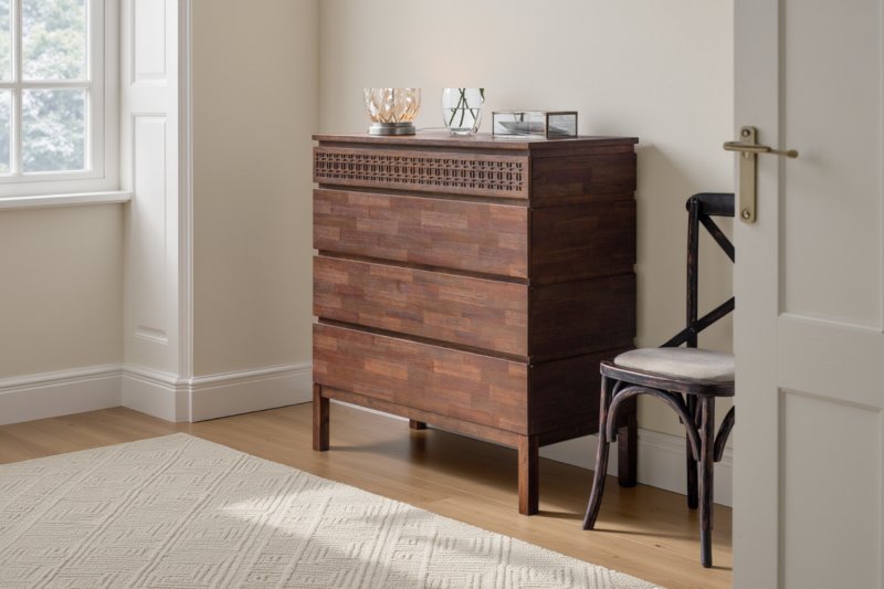 Gallery Direct Boho Retreat 4 Drawer Chest of Drawers Gallery Direct Boho Retreat 4 Drawer Chest of Drawers