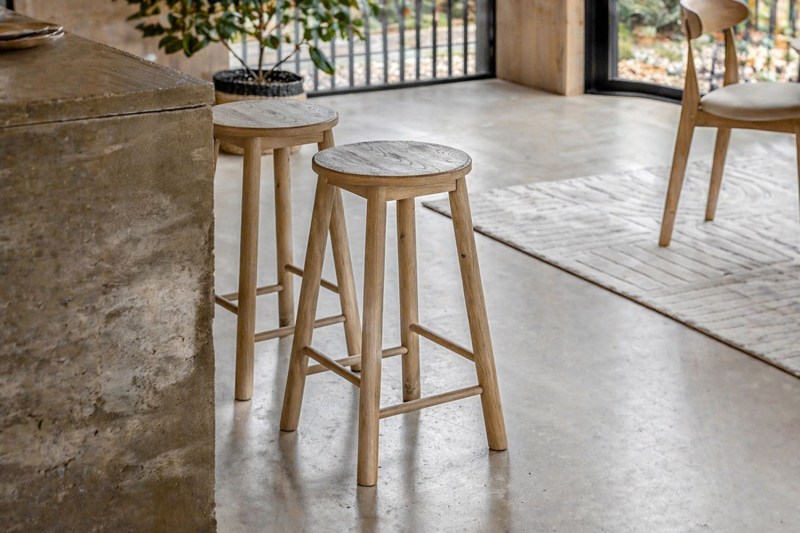 Gallery Direct Hatfield Natural Oak Stool Gallery Direct Hatfield Natural Oak Stool